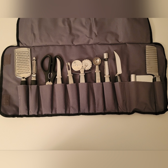 Wolfgang Puck Stainless Steel 12 Piece Prep & Garnish Kitchen Set, New In Case - Picture 4 of 7